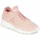 Le Coq Sportif Lcs R Flow W Nubuck Rose Chaussures Baskets Basses Femme Rabais Paris